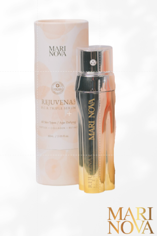 MARINOVA - REJUVENA 3 P.C.R TRIPLE SERUM Face Oil + Collagen Essence